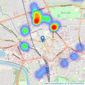 North West Homes - Preston listings heatmap
