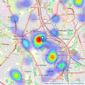 Northwood - Stoke-on-Trent listings heatmap