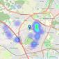 O'Flynn Estate Agents - Leicester listings heatmap