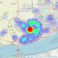 Oscars - Hull listings heatmap