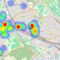 Peter Alan - Victoria Park listings heatmap