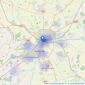 Pridea Sales and Lettings - Lincoln listings heatmap