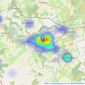 Remax Clydesdale & Tweeddale - Lanark listings heatmap