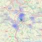 Rhubarb Sales and Lettings - Covering Wakefield listings heatmap