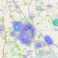 Richard Harrison Estate Agents & Valuers - Loughborough listings heatmap