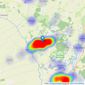 Robert Bell & Company - Woodhall Spa listings heatmap