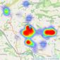 Robinsons - Crook listings heatmap
