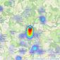 Savills - Henley-On-Thames listings heatmap