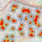 Savills - Notting Hill listings heatmap