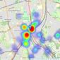 Streets Ahead - Purley listings heatmap