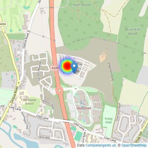 Taylor Wimpey listings heatmap