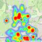 The Frost Partnership - Burnham listings heatmap