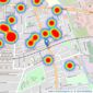 Tulip Estate Agents - Hull listings heatmap
