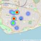 Tully & Co - Southsea listings heatmap
