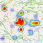 Venture Properties - Crook listings heatmap