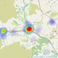 Weardale Property Agency - Wolsingham listings heatmap