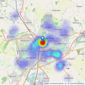 William H. Brown - Bedford listings heatmap