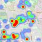 William H. Brown - Hull Newland Avenue listings heatmap