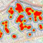 Winkworth - Notting Hill listings heatmap