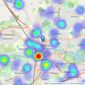 Your Move - Bedford listings heatmap