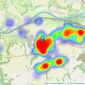 YOUR MOVE Chris Stonock - Crawcrook listings heatmap